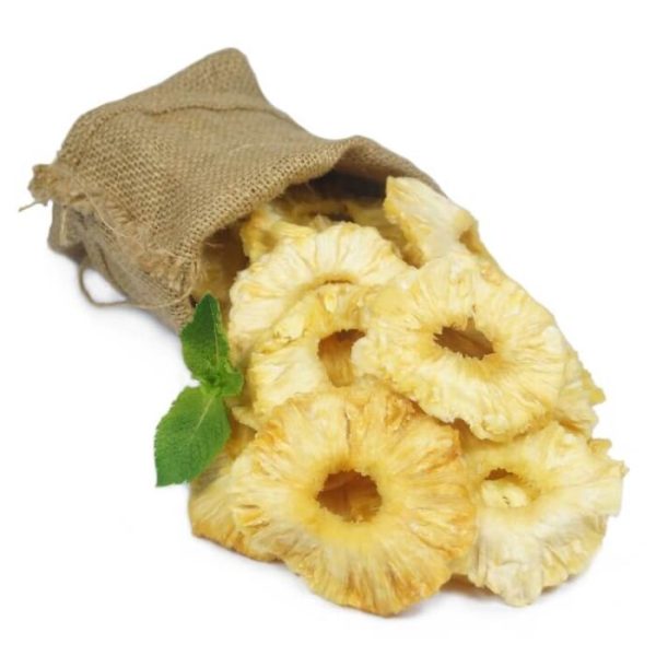 Dried pineapple (unsweetened)