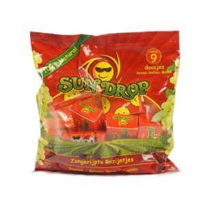 Raisin candy boxes Sundrop